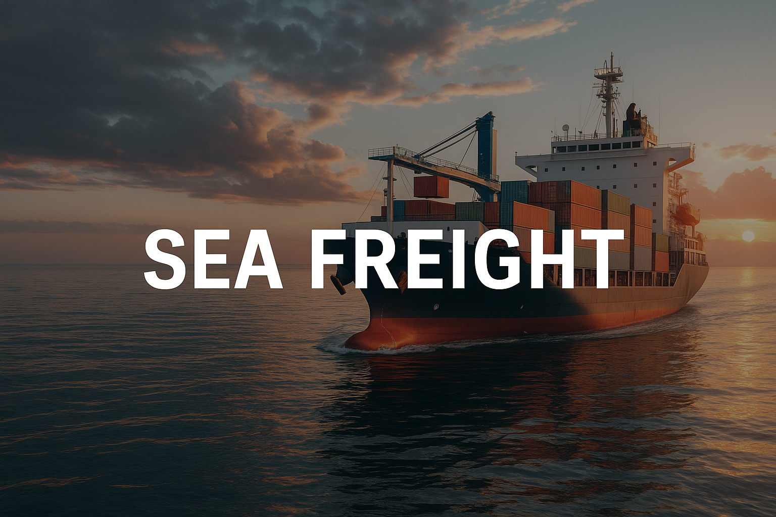 Sea Freight Banner